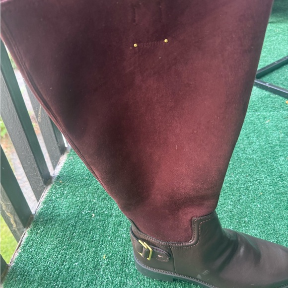 Franco Sarto Brown and Burgundy Ankle Boots - Picture 6 of 6